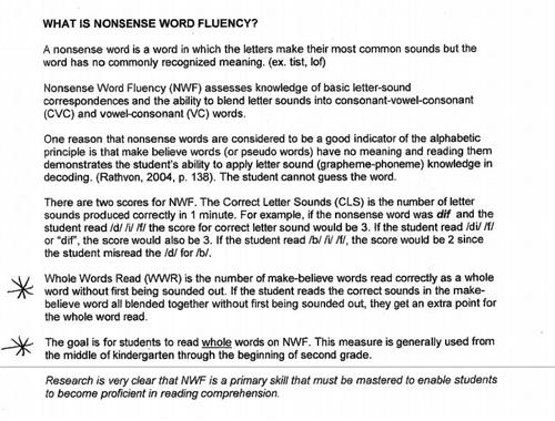 nonsense letter 